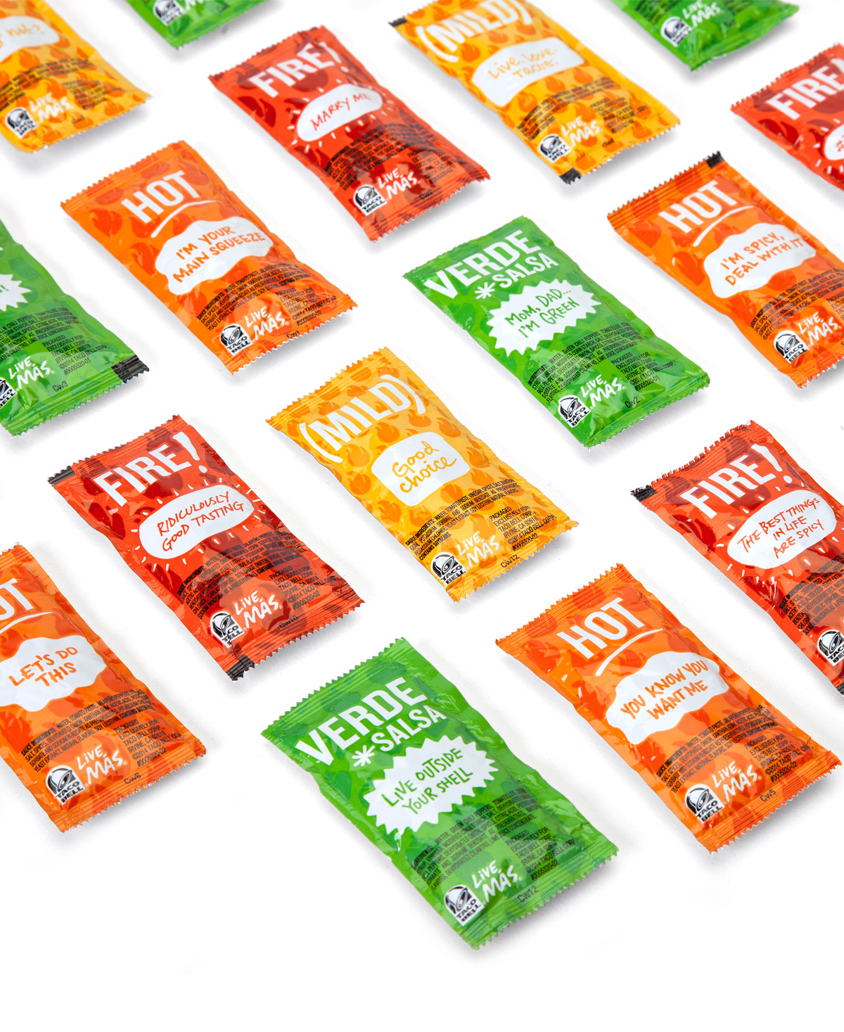 sauce packets packaging